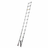 Darrahopens Pet Care > Dog Supplies > Dog Carriers & Crates VEVOR 3.8m Telescoping Ladder, Aluminum Lightweight Multi-Purpose Collapsible Extension, One-Touch Retraction Ladder, Heavy Duty 150kg Max Capacity with Non-Slip Feet, for Home, Outdoor Work, Loft