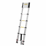 Darrahopens Pet Care > Dog Supplies > Dog Carriers & Crates VEVOR 3.8m Telescoping Ladder, Aluminum Lightweight Multi-Purpose Collapsible Extension, One-Touch Retraction Ladder, Heavy Duty 150kg Max Capacity with Non-Slip Feet, for Home, Outdoor Work, Loft