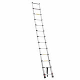 Darrahopens Pet Care > Dog Supplies > Dog Carriers & Crates VEVOR 3.8m Telescoping Ladder, Aluminum Lightweight Multi-Purpose Collapsible Extension, One-Touch Retraction Ladder, Heavy Duty 150kg Max Capacity with Non-Slip Feet, for Home, Outdoor Work, Loft