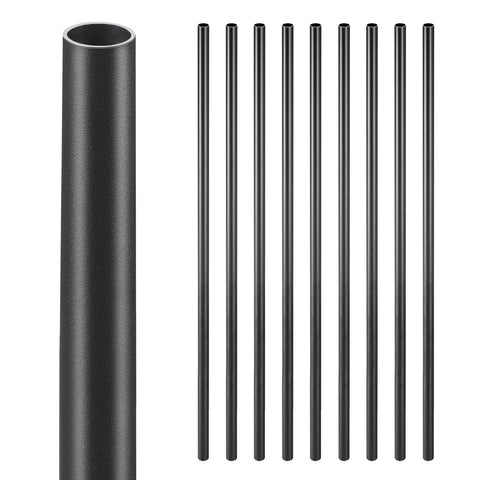 Darrahopens Pet Care > Dog Supplies > Dog Carriers & Crates VEVOR Staircase Balusters 51 Pack, 813 mm Aluminum Stair Balusters, 19 mm Water-Proof Round Metal Spindle Railing, Hollow Deck Railing with Rail Caps & Screws for Stairs, Porch, Patio, Matte Black