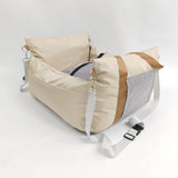 Darrahopens Pet Care > Dog Supplies > Dog Carriers & Crates White car dog bed, dog carrier for car, pet travel accessories, dog transport in car, dog car seat, dog travel bed, Australian pet travel, secure dog carrier