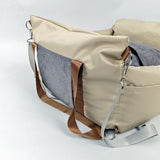 Darrahopens Pet Care > Dog Supplies > Dog Carriers & Crates White car dog bed, dog carrier for car, pet travel accessories, dog transport in car, dog car seat, dog travel bed, Australian pet travel, secure dog carrier In Australia - Darrahopens