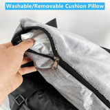 White car dog bed, dog carrier for car, pet travel accessories, dog transport in car, dog car seat, dog travel bed, Australian pet travel, secure dog carrier In Australia - Darrahopens