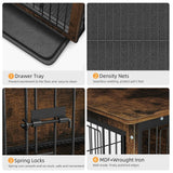 Darrahopens Pet Care > Dog Supplies > Dog Carriers & Crates Wooden Pet Crate & Dog Cage End Table