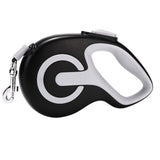 Darrahopens Pet Care > Dog Supplies > Dog Collars, Leads & Harnesses Black 5 Meter Retractable Dog Leash | Ergonomic Anti-Slip Grip | Heavy Duty Nylon Rope for Small to Medium Dogs