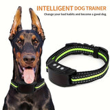 Darrahopens Pet Care > Dog Supplies > Dog Collars, Leads & Harnesses Black dog trainer collar, stop barking, dog training, pet care, dog accessories, Australian pet products, humane dog training, bark control collar