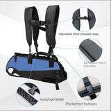 Darrahopens Pet Care > Dog Supplies > Dog Collars, Leads & Harnesses Black Multi-Functional Dog Carrier Backpack and Lift Harness for Hiking and Outdoor Use, Adjustable Breathable Pet Support Sling for Senior or Injured Large Dogs(Size: L)