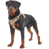 Darrahopens Pet Care > Dog Supplies > Dog Collars, Leads & Harnesses Black Professional Adjustable Tactical Dog Mesh Harness - Reflective No-Pull Pet Vest with Control Handle (L Size for Weight 45-80 lbs)