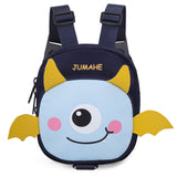 Darrahopens Pet Care > Dog Supplies > Dog Collars, Leads & Harnesses Dark Blue Adorable Monster Pet Backpack Harness - Small Dog & Cat Treat Pouch with Poop Bag Dispenser