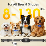 Darrahopens Pet Care > Dog Supplies > Dog Collars, Leads & Harnesses Dog Bark Collar for Large Medium Small Dogs, Effective No-Bark Collar, Smart Barking Collar, Rechargeable Bark Collar with 7 Sensitivity, 3 Modes, Waterproof, Onyx Black