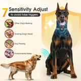 Darrahopens Pet Care > Dog Supplies > Dog Collars, Leads & Harnesses Dog Bark Collar for Large Medium Small Dogs, Effective No-Bark Collar, Smart Barking Collar, Rechargeable Bark Collar with 7 Sensitivity, 3 Modes, Waterproof, Onyx Black