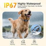Darrahopens Pet Care > Dog Supplies > Dog Collars, Leads & Harnesses Dog Bark Collar for Large Medium Small Dogs, Effective No-Bark Collar, Smart Barking Collar, Rechargeable Bark Collar with 7 Sensitivity, 3 Modes, Waterproof, Onyx Black