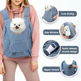 Darrahopens Pet Care > Dog Supplies > Dog Collars, Leads & Harnesses dog carrier vest, hands-free pet carrier, small dog carrier, dog hiking gear, pet travel accessories, Australian pet supplies, dog walking accessories, pet carrier vest -Blue