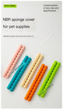 Darrahopens Pet Care > Dog Supplies > Dog Collars, Leads & Harnesses Foaming pipe-Black