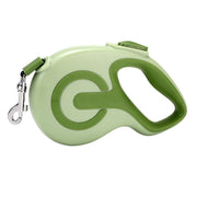 Darrahopens Pet Care > Dog Supplies > Dog Collars, Leads & Harnesses Green 5 Meter Retractable Dog Leash | Ergonomic Anti-Slip Grip | Heavy Duty Nylon Rope for Small to Medium Dogs