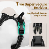 Darrahopens Pet Care > Dog Supplies > Dog Collars, Leads & Harnesses Harness for Dogs, Anti-Strain, Pet Harness, Adjustable, Outdoor Pet Vest 3M Reflective Strip, Oxford Cloth Material, Dog Vest, Easy to Control, Suitable for Small, Medium, Large Dogs, Large