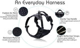 Darrahopens Pet Care > Dog Supplies > Dog Collars, Leads & Harnesses Harness for Dogs, Anti-Strain, Pet Harness, Adjustable, Outdoor Pet Vest 3M Reflective Strip, Oxford Cloth Material, Dog Vest, Easy to Control, Suitable for Small, Medium, Large Dogs, Large