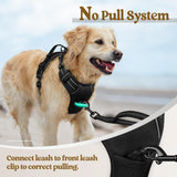 Darrahopens Pet Care > Dog Supplies > Dog Collars, Leads & Harnesses Harness for Dogs, Anti-Strain, Pet Harness, Adjustable, Outdoor Pet Vest 3M Reflective Strip, Oxford Cloth Material, Dog Vest, Easy to Control, Suitable for Small, Medium, Large Dogs, Large