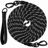 Darrahopens Pet Care > Dog Supplies > Dog Collars, Leads & Harnesses Large Dog Leash Black 02