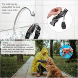 Darrahopens Pet Care > Dog Supplies > Dog Collars, Leads & Harnesses LED Luminous Dog Collar, Rechargeable and Waterproof Dog Collar, Adjustable Collar with 7 Light Modes (Colorful-M)