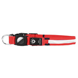 Darrahopens Pet Care > Dog Supplies > Dog Collars, Leads & Harnesses Luminous LED Pet Dog Collar Light-up USB Rechargeable Dog Collar Red - M