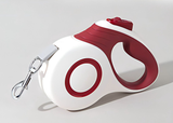 Darrahopens Pet Care > Dog Supplies > Dog Collars, Leads & Harnesses Multi-function Automatic Retractable Pet Leash: High-Strength Anti-Break, One-Click Lock, Comfortable Grip, Eco-Friendly Waste Disposal, 5 Meters/196.85 Inches for Secure Dog Walking(claret-red)
