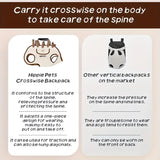 Darrahopens Pet Care > Dog Supplies > Dog Collars, Leads & Harnesses Oxford Fabric Pet Three-in-One Travel System: Horizontal Back Design Protects Spine, Four-Leg Separation, Three Uses in One: Kennel, Backpack, and Leash/L size [recommended weight 14-18kg] In Australia - Darrahopens
