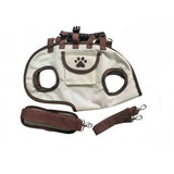 Darrahopens Pet Care > Dog Supplies > Dog Collars, Leads & Harnesses Oxford Fabric Pet Three-in-One Travel System: Horizontal Back Design Protects Spine, Four-Leg Separation, Three Uses in One: Kennel, Backpack, and Leash/L size [recommended weight 14-18kg] In Australia - Darrahopens