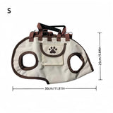 Darrahopens Pet Care > Dog Supplies > Dog Collars, Leads & Harnesses Oxford Fabric Pet Three-in-One Travel System: Horizontal Back Design Protects Spine, Four-Leg Separation, Three Uses in One: Kennel, Backpack, and Leash/M size [recommended weight 8-13 kg] In Australia - Darrahopens