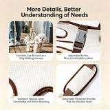 Darrahopens Pet Care > Dog Supplies > Dog Collars, Leads & Harnesses Oxford Fabric Pet Three-in-One Travel System: Horizontal Back Design Protects Spine, Four-Leg Separation, Three Uses in One: Kennel, Backpack, and Leash/M size [recommended weight 8-13 kg] In Australia - Darrahopens