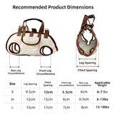 Darrahopens Pet Care > Dog Supplies > Dog Collars, Leads & Harnesses Oxford Fabric Pet Three-in-One Travel System: Horizontal Back Design Protects Spine, Four-Leg Separation, Three Uses in One: Kennel, Backpack, and Leash/Size S [recommended weight 4-8 kg] In Australia - Darrahopens
