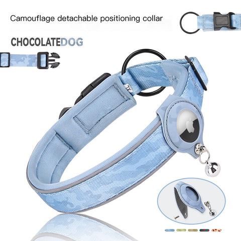 Darrahopens Pet Care > Dog Supplies > Dog Collars, Leads & Harnesses Pet positioning collar-Camo Green 1Pair2-M-without locator