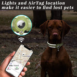 Darrahopens Pet Care > Dog Supplies > Dog Collars, Leads & Harnesses Pet positioning collar-Camo Green 1Pair2-S-without locator