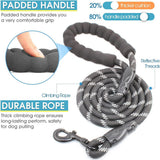 Darrahopens Pet Care > Dog Supplies > Dog Collars, Leads & Harnesses Pink 3-in-1 Tangle-Free Dog Leash for 1-3 Dogs - Heavy Duty Bungee Coupler with Reflective Stitching & Padded Handle