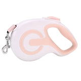 Darrahopens Pet Care > Dog Supplies > Dog Collars, Leads & Harnesses Pink 5 Meter Retractable Dog Leash | Ergonomic Anti-Slip Grip | Heavy Duty Nylon Rope for Small to Medium Dogs