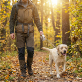 Darrahopens Pet Care > Dog Supplies > Dog Collars, Leads & Harnesses Retractable Dog Leash – 16.5 ft Automatic Walking Lead with One-Hand Brake Lock & Anti-Tangle Nylon Tape – Heavy-Duty 55 lb Capacity – Ideal for Small to Medium Dogs (Brown)