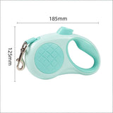 Darrahopens Pet Care > Dog Supplies > Dog Collars, Leads & Harnesses Retractable Dog Leash – 16.5 ft Automatic Walking Lead with One-Hand Brake Lock & Anti-Tangle Nylon Tape – Heavy-Duty 55 lb Capacity – Ideal for Small to Medium Dogs (Green)