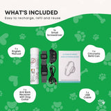 Darrahopens Pet Care > Dog Supplies > Dog Collars, Leads & Harnesses Rooster Farms Dog Bark Training Collar Citronella + Sound Rechargeable Automatic