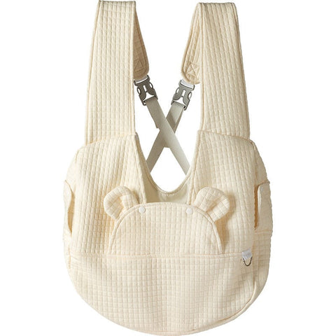 Darrahopens Pet Care > Dog Supplies > Dog Collars, Leads & Harnesses Small Pet Carrier Backpack Adjustable Cross-Back Sling Bag Hands-Free Front Chest Pack for Dogs & Cats up to 6kg