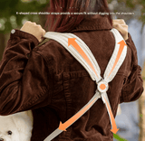 Darrahopens Pet Care > Dog Supplies > Dog Collars, Leads & Harnesses Small Pet Carrier Backpack Adjustable Cross-Back Sling Bag Hands-Free Front Chest Pack for Dogs & Cats up to 6kg