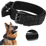 Darrahopens Pet Care > Dog Supplies > Dog Collars, Leads & Harnesses Upgrade Tactical Dog Collar With Control Handle, Military Adjustable Padded Dog Collar For Medium Large Dogs Training