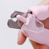 Darrahopens Pet Care > Dog Supplies > Dog Grooming Supplies 2-in-1 Pet Nail Grinder with LED Lights USB Rechargeable Dog Nail Clippers Cats Claw Trimmer Pink