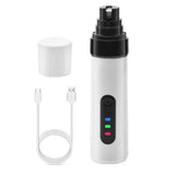 Darrahopens Pet Care > Dog Supplies > Dog Grooming Supplies 2-Mode Silent Pet Grooming Nail Grinder Rechargeable Dog Nail Trimmer