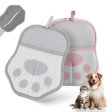 2 Pack Pet Hair Removal Gloves for Clothes Furniture & Car Interiors