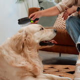 Darrahopens Pet Care > Dog Supplies > Dog Grooming Supplies 2PCS Pet Grooming Brushes Deshedding Bath Brush for Dogs Cats & Horses Green