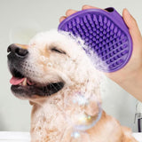 Darrahopens Pet Care > Dog Supplies > Dog Grooming Supplies 2PCS Pet Grooming Brushes Deshedding Bath Brush for Dogs Cats & Horses Purple
