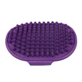 2PCS Pet Grooming Tools Double-Sided Brush for Shedding and Bathing for Short/Long Haired Dogs Cats Purple