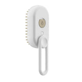 Darrahopens Pet Care > Dog Supplies > Dog Grooming Supplies 3-in-1 Pet Spray Comb Dog Cat Hair Brush Massage Comb for Removing Tangled Hair White