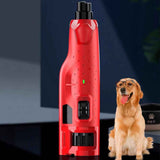 Darrahopens Pet Care > Dog Supplies > Dog Grooming Supplies 6-Speed Electric Nail Grinder Pet Dog Nail Trimmers File with 2 LED Lights
