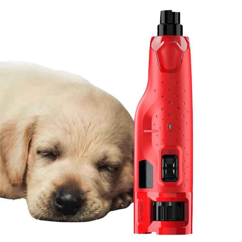 Darrahopens Pet Care > Dog Supplies > Dog Grooming Supplies 6-Speed Electric Nail Grinder Pet Dog Nail Trimmers File with 2 LED Lights
